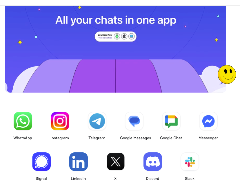 Beeper outil de centralisation de messages / DM